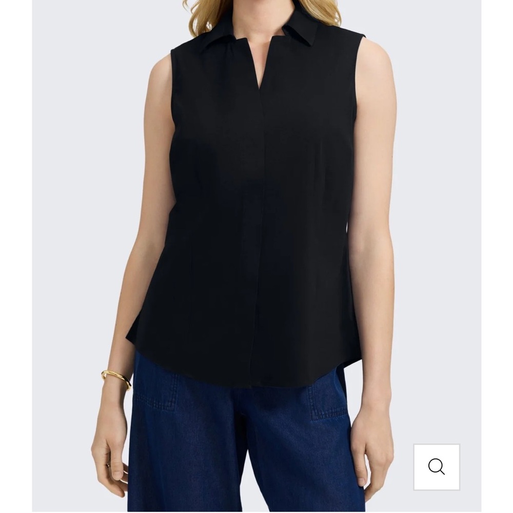 Foxcroft Taylor Sleevless Stretch Shirt